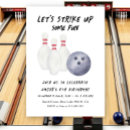 Search for kids bowling party invitations Watercolor
