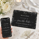 Search for sweet 16 save the dates Black