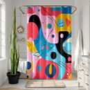 Search for whimsical shower curtains Bright colors
