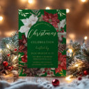 Search for green gold corporate christmas invitations Festive
