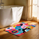 Search for whimsical bath mats Colorful