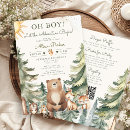 Search for let the adventure begin baby boy shower invitations Bear