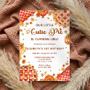 Search for pie party invitations Gender neutral