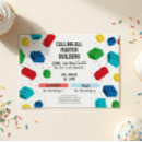 Search for building block invitations For kids