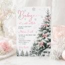 Search for snowflake baby shower invitations Pink bow