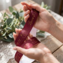 Search for burgundy ribbon Golden