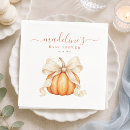 Search for pumpkin napkins Watercolor