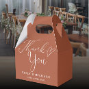 Search for thank you wedding favor boxes Modern elegant