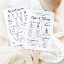 Search for reception order of service weddings Modern