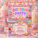 Search for cake birthday invitations Girl