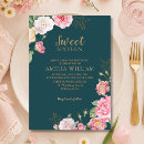 Search for emerald green sweet 16 invitations 16th birthday