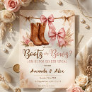Search for brown gender reveal invitations Retro rodeo