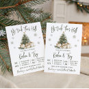 Search for holiday bridal shower invitations Snowflakes