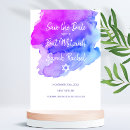 Search for bar mitzvah save the dates Watercolor