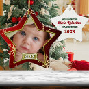 Search for star photo frame ornaments Baby's first christmas