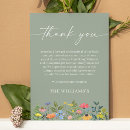 Search for baby in bloom thank you cards Sage green
