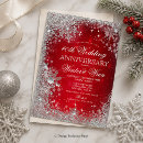 Search for holiday wedding invitations Snowflakes