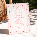Search for berry sweet baby shower invitations Pink red