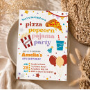 Search for pizza movie invitations Popcorn