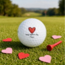 Search for valentine golf balls Heart