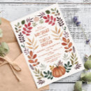 Search for fall baby shower Watercolor