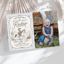 Search for western 1st birthday invitations Desert