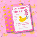 Search for rubber duck birthday invitations Cute