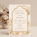 Search for luxury bridal shower invitations Gold