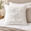Search for mr and mrs pillows Newly weds