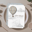 Search for adventure baby boy shower invitations Blue