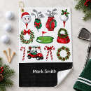 Search for christmas golf towels Golfer