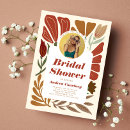 Search for boho chic bridal shower invitations Terracotta
