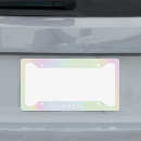 Search for unicorn license plate frames Colorful