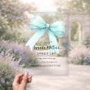 Search for teal sweet 16 invitations Bow