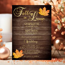Search for maple leaf wedding invitations Fall