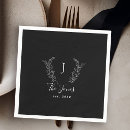 Search for family napkins Monogrammed