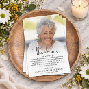 Search for grief thank you cards Celebration of life
