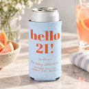 Search for first birthday can coolers Modern