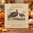 Search for vintage thanksgiving invitations Rustic