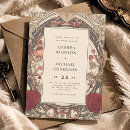 Search for art nouveau wedding invitations Vintage