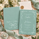 Search for seafoam wedding invitations Vintage