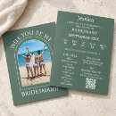 Search for sage green bridesmaid cards Simple