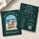 Search for green bridesmaid cards Simple