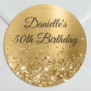 Search for gold embossed stickers Golden