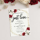 Search for post wedding reception invitations Nothing fancy just love