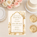 Search for luxury bridal shower invitations Gold