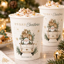 Search for christmas paper cups Watercolor