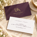 Search for red and gold business cards Minimalist