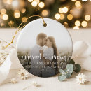 Search for newlywed first married ornaments Bride and groom