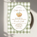 Search for cutie pie invitations Gender neutral shower